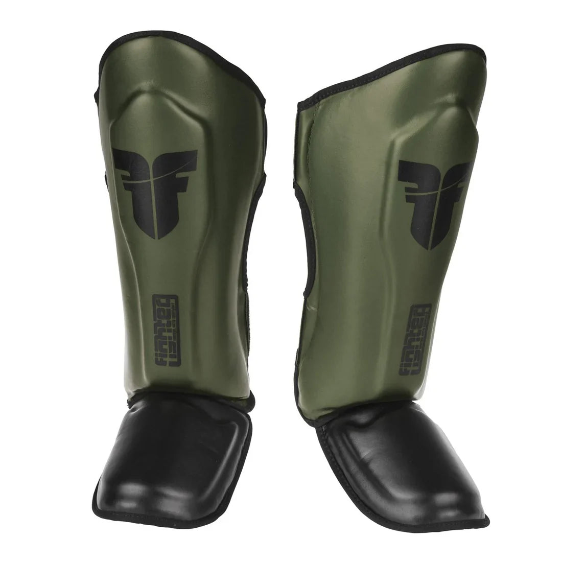 Fighter Shinguards Thai Classic - khaki/black - MARCATCMBT